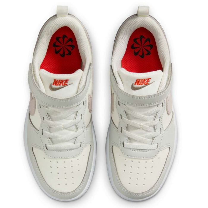 ナイキ キッズ スニーカー NIKE コート ボロー LOW リクラフト PS DV5457-127 靴 マジックテープ ジュニア シューズ 子供靴 通園 通学 普段使い