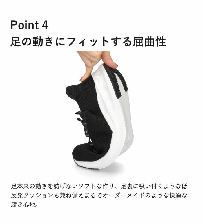 手を使わず履ける スリッポン スニーカー メンズ スリップイン ハンズフリー 履きやすい 軽い 歩きやすい 靴 黒 ブラック ネイビー 仕事 通勤 通学 運動 楽すぽっ Parade 55801