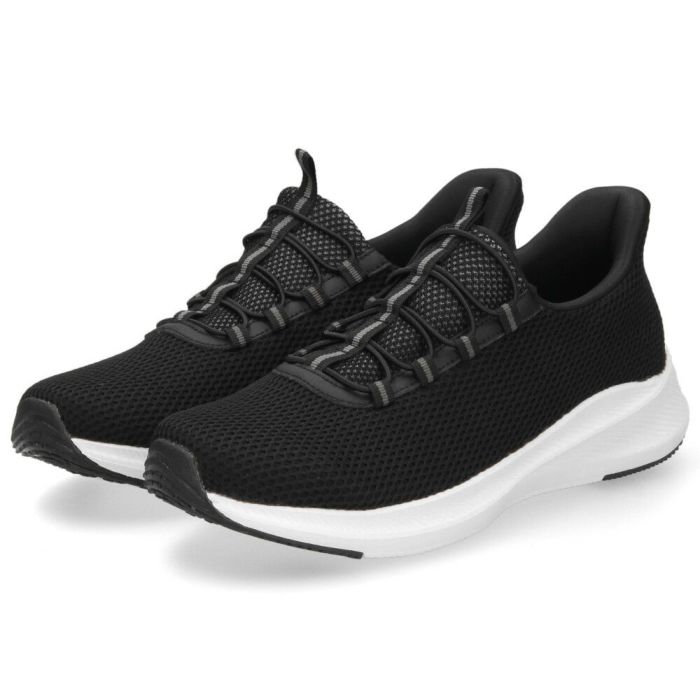 手を使わず履ける スリッポン スニーカー メンズ スリップイン ハンズフリー 履きやすい 軽い 歩きやすい 靴 黒 ブラック ネイビー 仕事 通勤 通学 運動 楽すぽっ Parade 55801