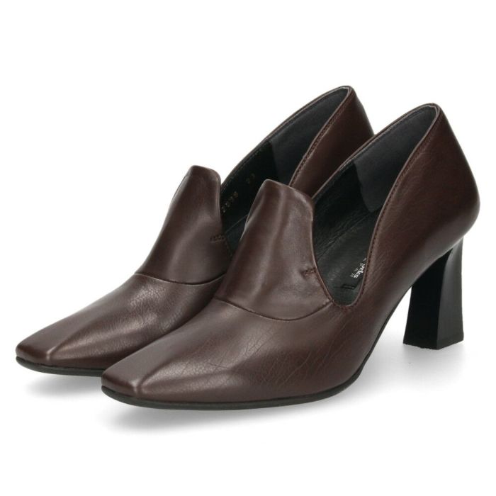 ラボキゴシ ワークス パンプス レディース 7cmスクエアトウカットワークパンプス  黒 ブラック 7cm ヒール 12838 RABOKIGOSHI works 日本製 おしゃれ 上品