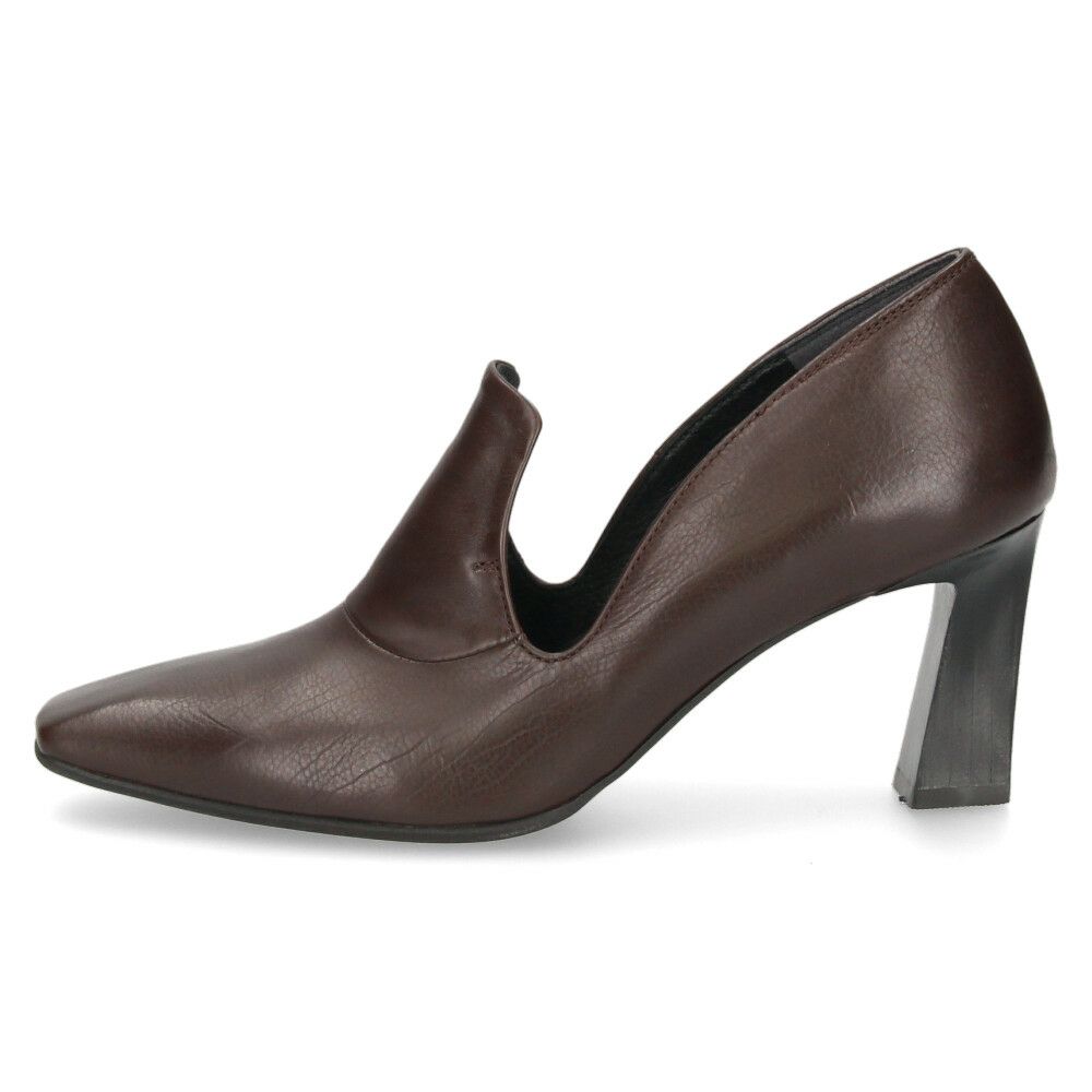 ラボキゴシ ワークス パンプス レディース 7cmスクエアトウカットワークパンプス  黒 ブラック 7cm ヒール 12838 RABOKIGOSHI works 日本製 おしゃれ 上品