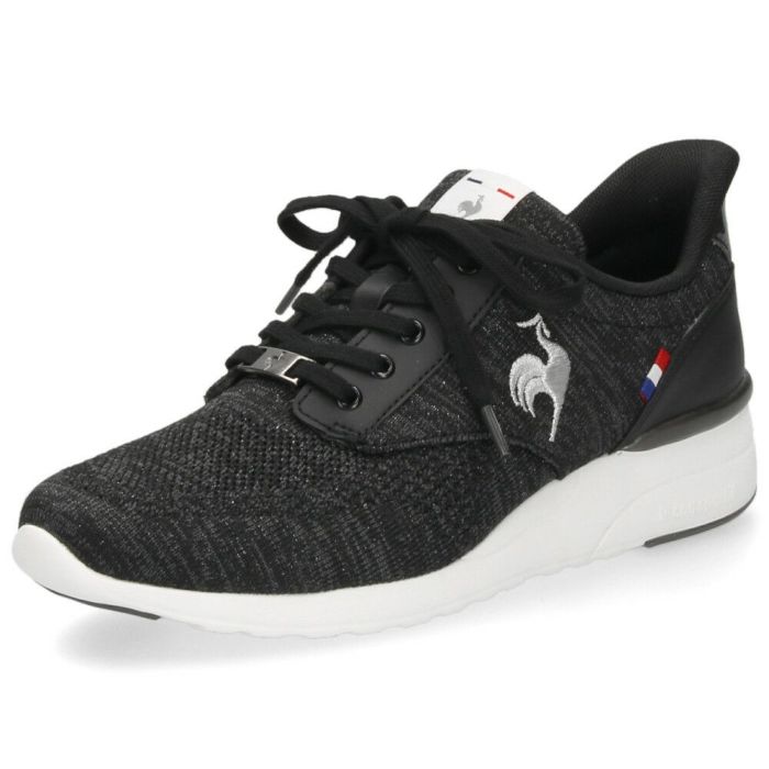 ルコックスポルティフ レディース スニーカー 靴 さっと履ける LCS レンヌ リフト SI LU5FSN71LZ ブラック le coq sportif
