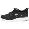 ルコックスポルティフ レディース スニーカー 靴 さっと履ける LCS レンヌ リフト SI LU5FSN71LZ ブラック le coq sportif