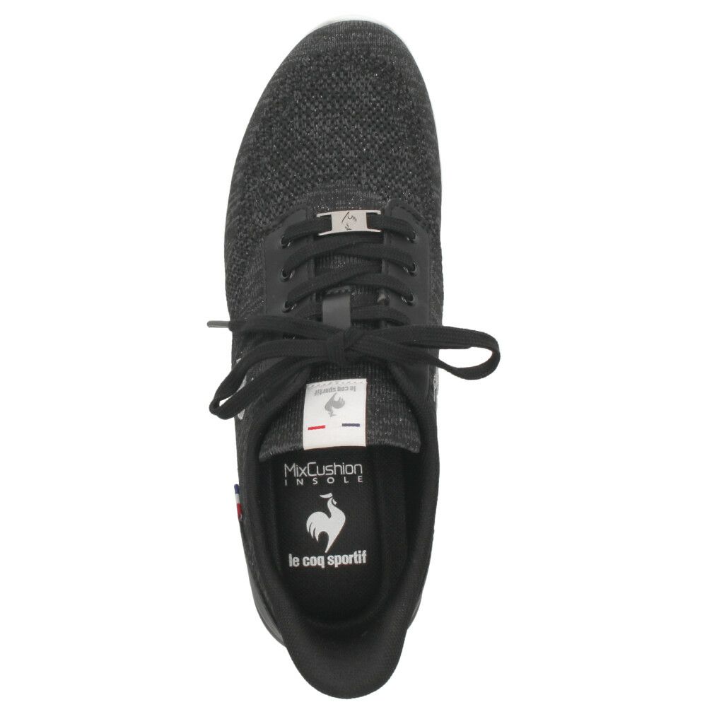 ルコックスポルティフ レディース スニーカー 靴 さっと履ける LCS レンヌ リフト SI LU5FSN71LZ ブラック le coq sportif