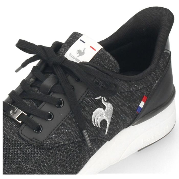 ルコックスポルティフ レディース スニーカー 靴 さっと履ける LCS レンヌ リフト SI LU5FSN71LZ ブラック le coq sportif