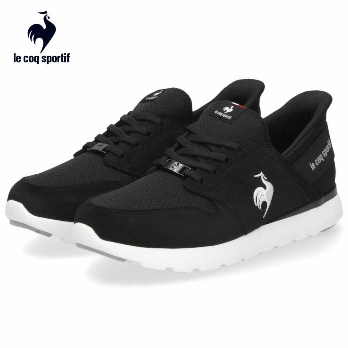 ルコックスポルティフ レディース スニーカー 靴 さっと履ける スリッポン ラ セーヌ SI LU4FSN52LZ ブラック le coq sportif