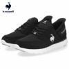 ルコックスポルティフ レディース スニーカー 靴 さっと履ける スリッポン ラ セーヌ SI LU4FSN52LZ ブラック le coq sportif