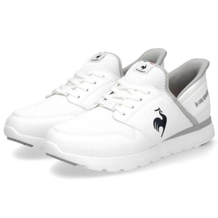 ルコックスポルティフ レディース スニーカー 靴 さっと履ける スリッポン ラ セーヌ SI LU4FSN52LZ ブラック le coq sportif