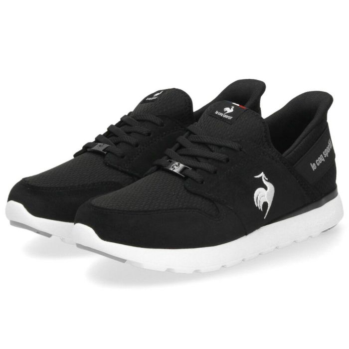 ルコックスポルティフ レディース スニーカー 靴 さっと履ける スリッポン ラ セーヌ SI LU4FSN52LZ ブラック le coq sportif