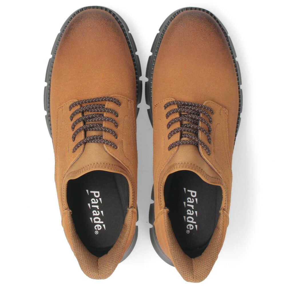 手を使わずに履ける 靴 メンズ シューズ カジュアル スリップイン ハンズフリー 防水 履きやすい 歩きやすい ブラック 黒 キャメル 茶色 仕事 通勤 楽すぽっ Parade 54301