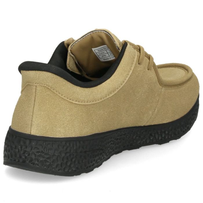 スリッポン メンズ シューズ カジュアル 靴 防水 スリップイン 立ったまま履ける 履きやすい 軽量 ハンズフリー パレード 楽すぽっ Parade 5801 オーク