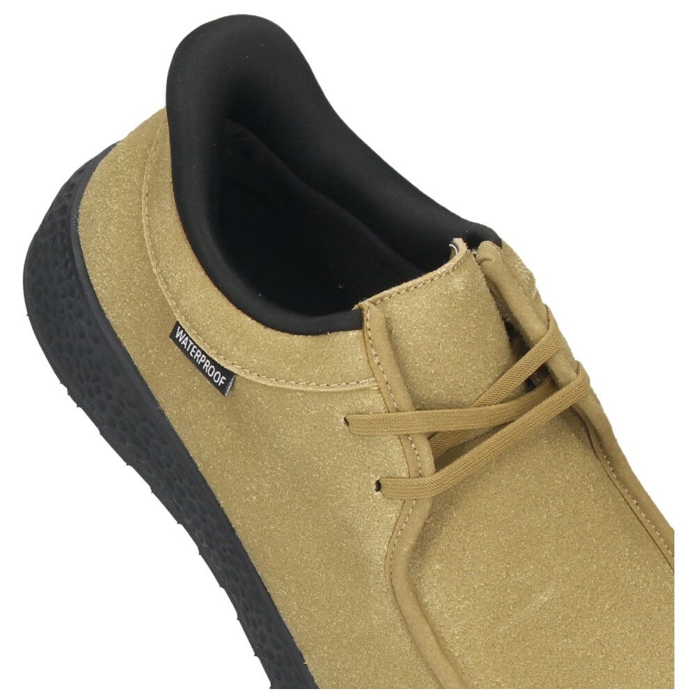 スリッポン メンズ シューズ カジュアル 靴 防水 スリップイン 立ったまま履ける 履きやすい 軽量 ハンズフリー パレード 楽すぽっ Parade 5801 オーク