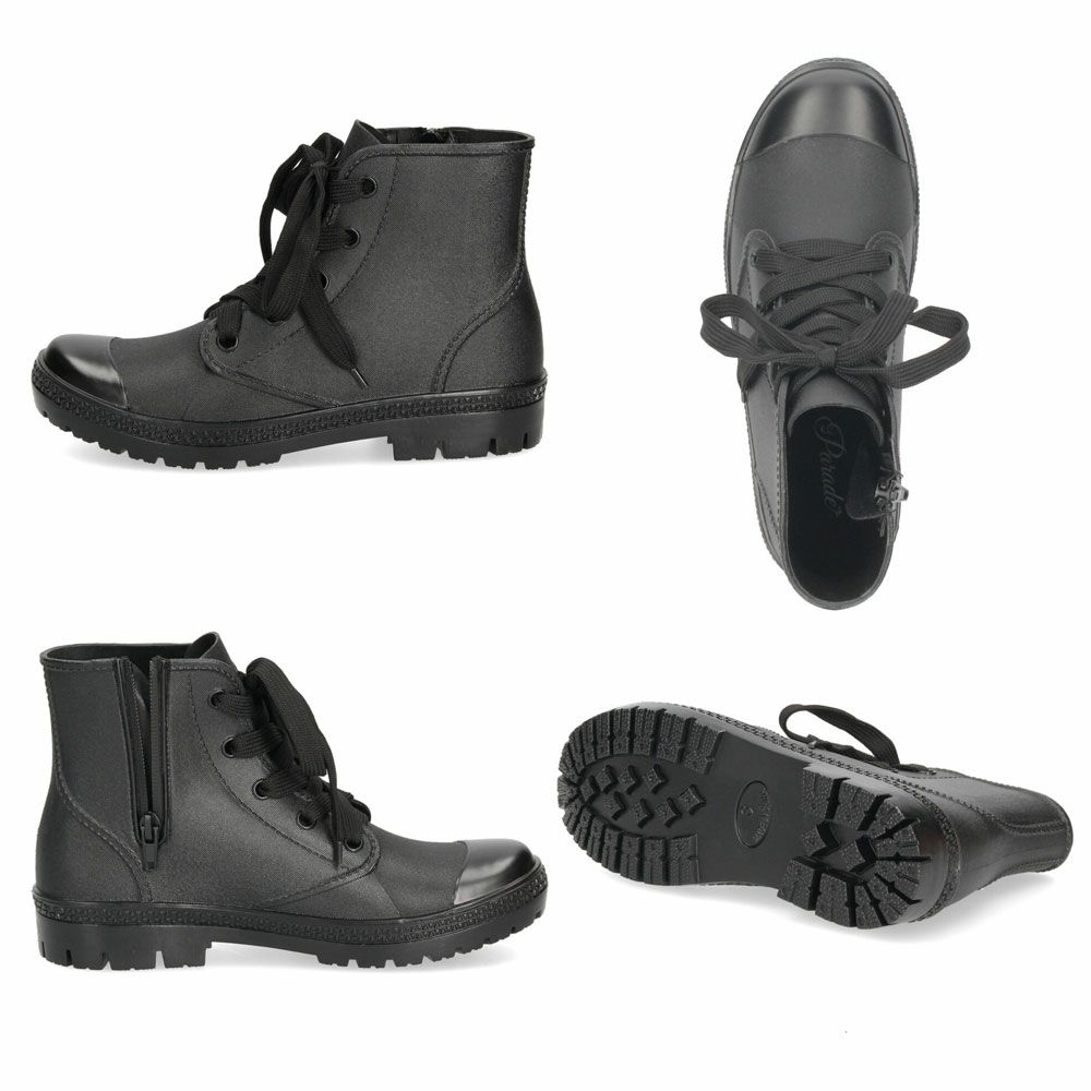 レインブーツ レディース レイン シューズ スニーカー 防水 靴 軽量 ハイカット 歩きやすい 雨靴 長靴 ハイカット ショートブーツ パレード 52607 Parade