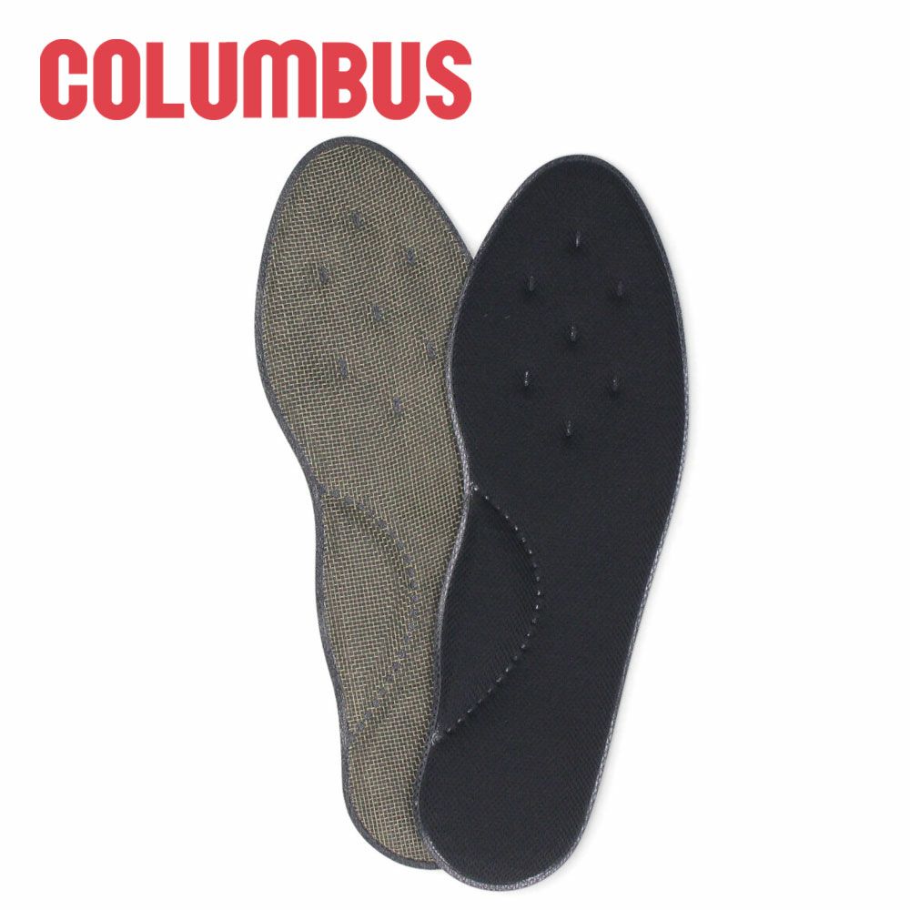 インソール 中敷き メンズ サイズ調整 男性用 活性炭 消臭 防臭 抗菌  防カビ クッション コロンブス COLUMBUS 靴 63010