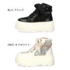 by あしながおじさん レディース スニーカー 厚底スニーカー ビッグリボン B8510127 ハイカット 靴 レースアップ  厚底 ファスナー