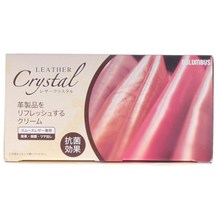  レザークリスタル 100+抗菌 シューケア用品 革靴 手入れ 革用 ツヤ出し 保革 抗菌 皮革用ワックス スポンジ コロンブス メンズ レディース COLUMBUS 16100
