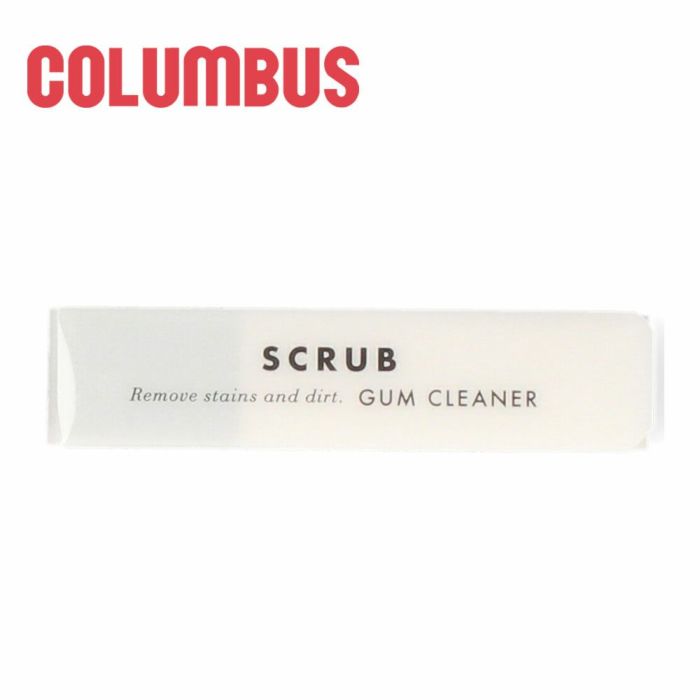 スニーカーケアガムクリーナー  消しゴム 汚れ落とし 運動靴 白革 ホワイトレザー 革 クリーナー 手軽 お手入れ 簡単 上履き 靴磨き シューケア コンパクト コロンブス COLUMBUS 29790