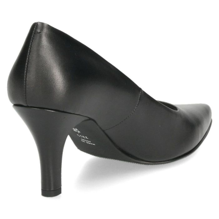 パンプス 黒 フォーマル 革 ヒール 7.5cm 日本製 婦人靴 2E きれいめ シンプル オフィス ハイヒール ポインテッドトゥ メルモ MELMO 靴 307475