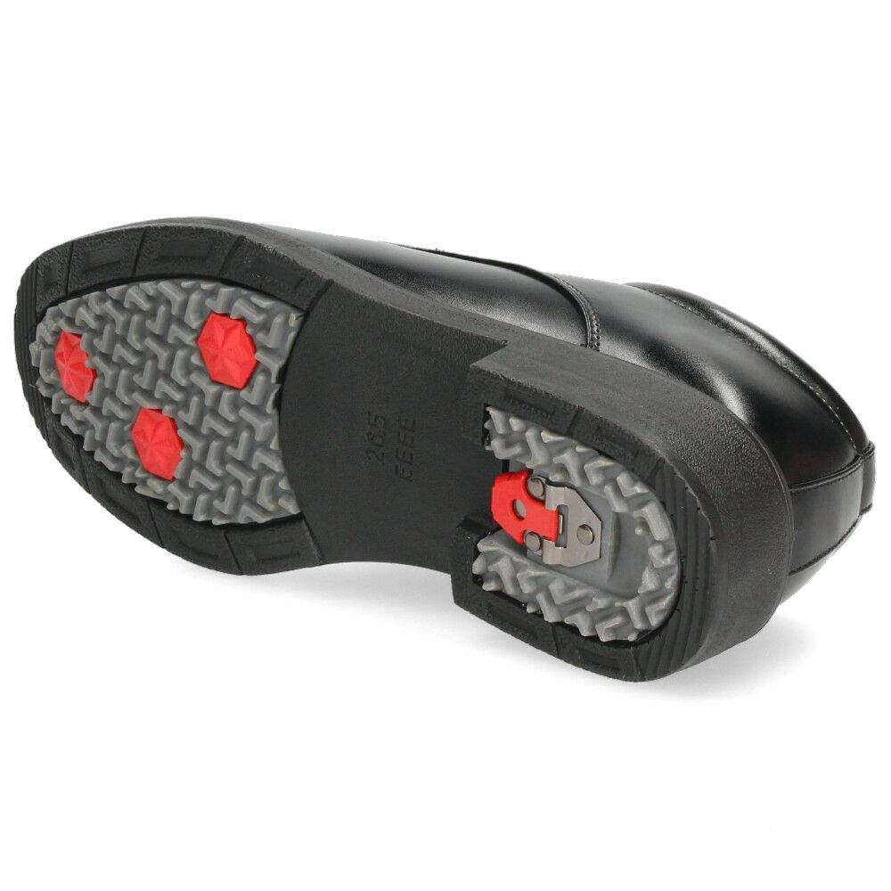 ビジネスシューズ メンズ 防水 防滑 滑らない 幅広 4E 軽量 スリッポン 軽い 歩きやすい クッション性 黒 ネオグリップ ウィルソン 8101 8102 Wilson