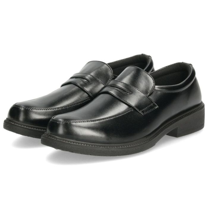 ビジネスシューズ メンズ 防水 防滑 滑らない 幅広 4E 軽量 スリッポン 軽い 歩きやすい クッション性 黒 ネオグリップ ウィルソン 8101 8102 Wilson