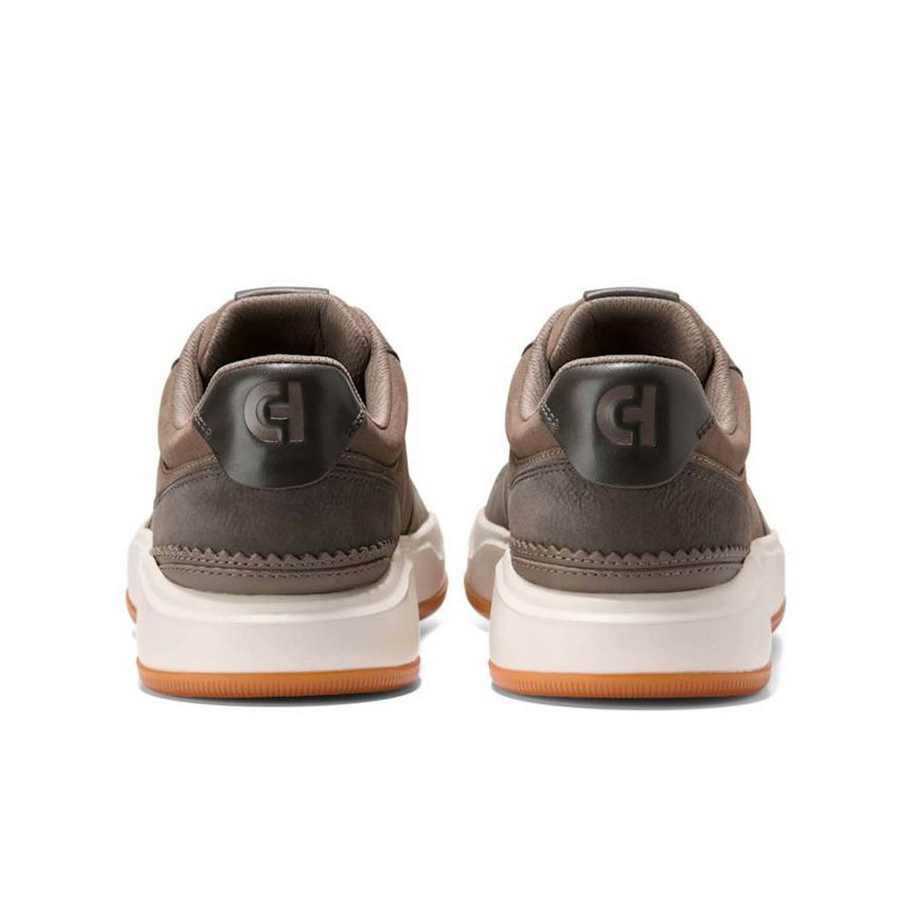 スニーカー メンズ 本革 レザー ブラウン シンプル カジュアル ローカット 歩きやすい COLE HAAN コールハーン グランドプロ クロスオーバー C41221