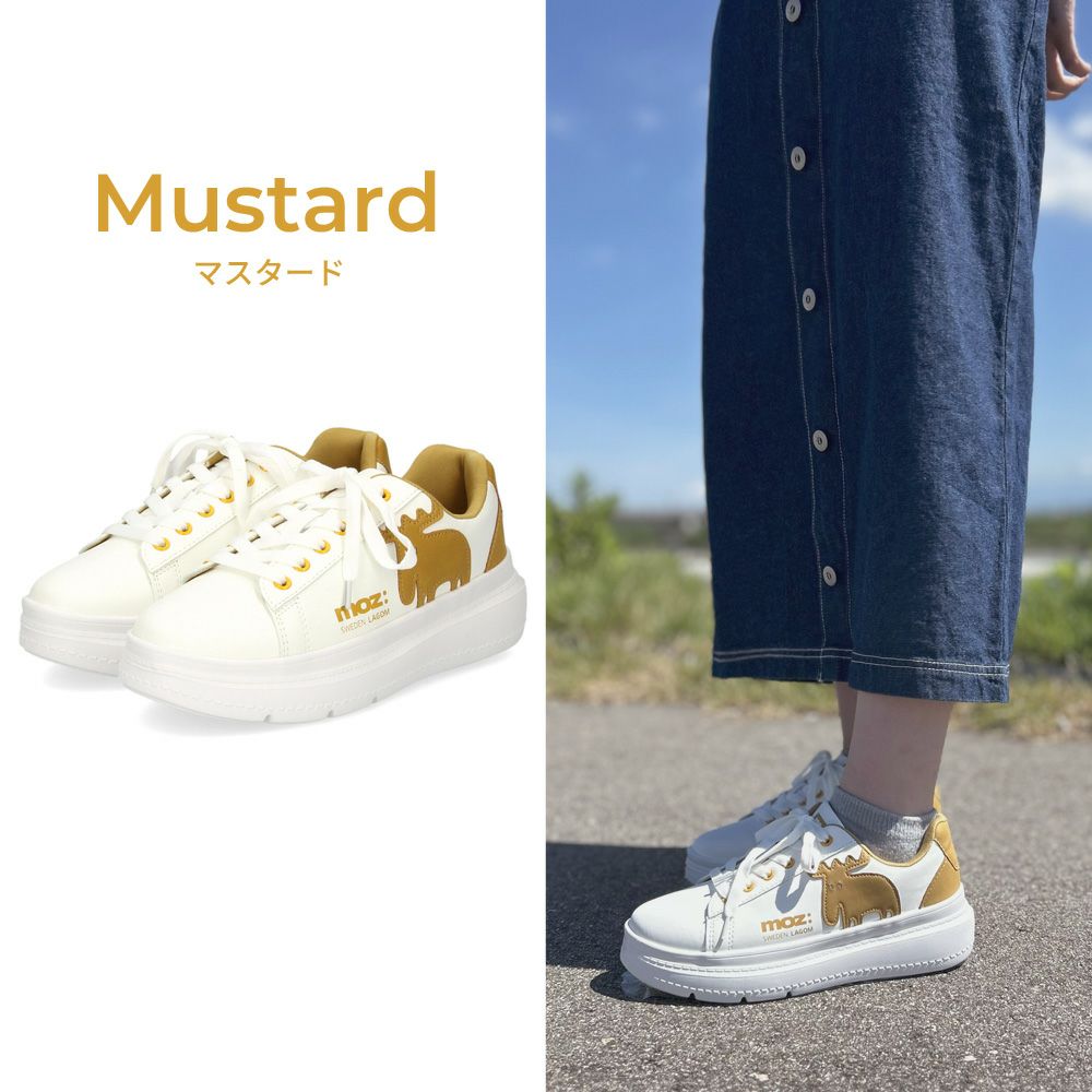 モズ スニーカー レディース 靴 厚底 軽量 歩きやすい ローカット カジュアル シューズ コートスニーカー moz 靴 おしゃれ レースアップ シンプル ひも靴 40250
