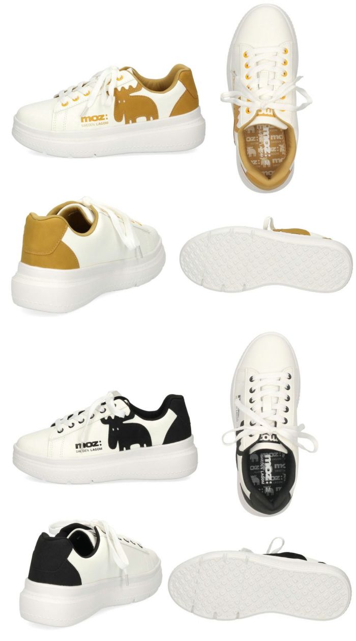 モズ スニーカー レディース 靴 厚底 軽量 歩きやすい ローカット カジュアル シューズ コートスニーカー moz 靴 おしゃれ レースアップ シンプル ひも靴 40250