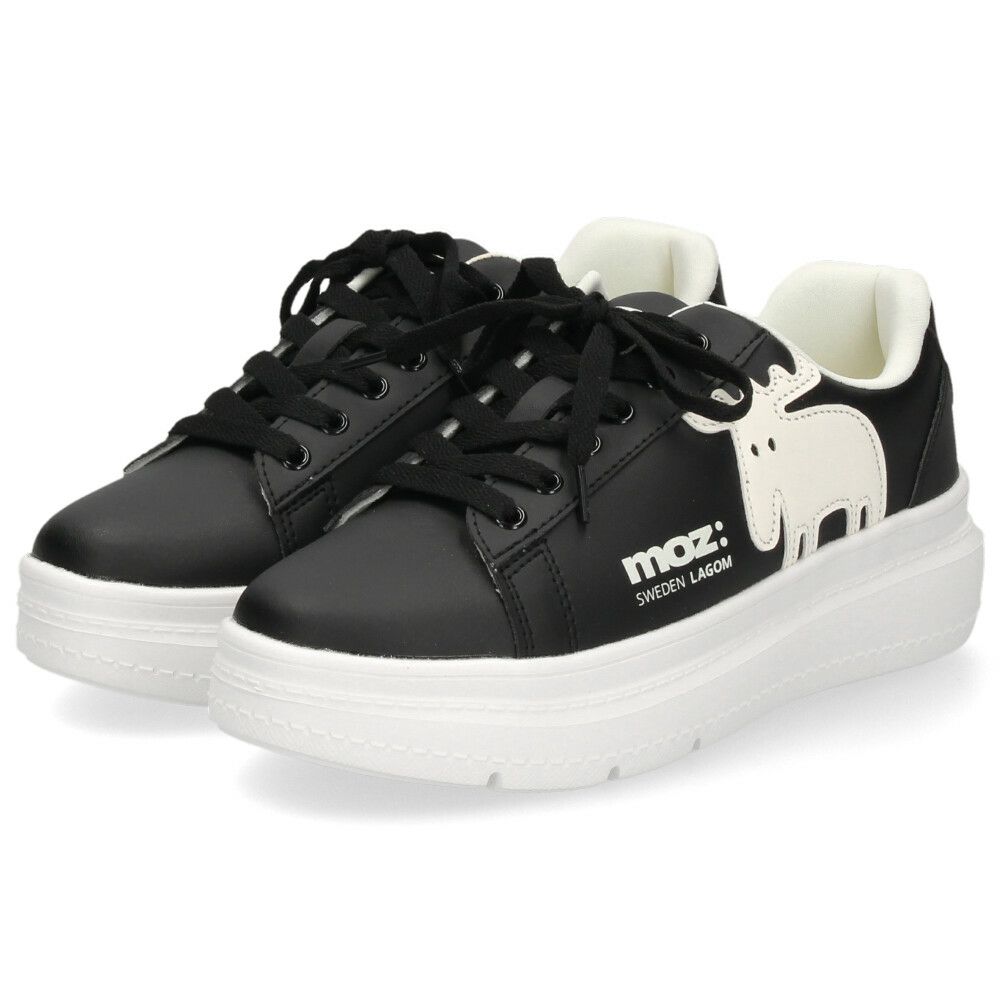 モズ スニーカー レディース 靴 厚底 軽量 歩きやすい ローカット カジュアル シューズ コートスニーカー moz 靴 おしゃれ レースアップ シンプル ひも靴 40250
