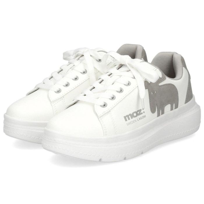 モズ スニーカー レディース 靴 厚底 軽量 歩きやすい ローカット カジュアル シューズ コートスニーカー moz 靴 おしゃれ レースアップ シンプル ひも靴 40250
