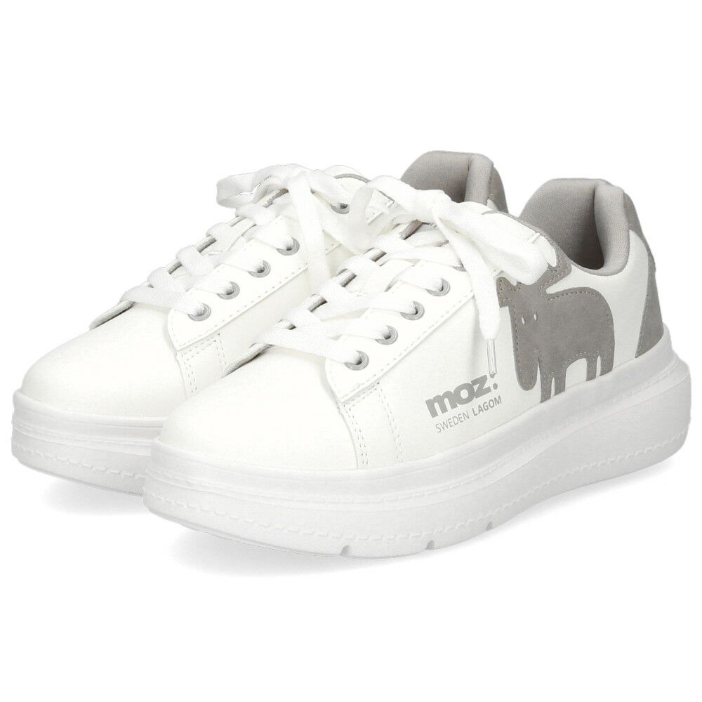 モズ スニーカー レディース 靴 厚底 軽量 歩きやすい ローカット カジュアル シューズ コートスニーカー moz 靴 おしゃれ レースアップ シンプル ひも靴 40250