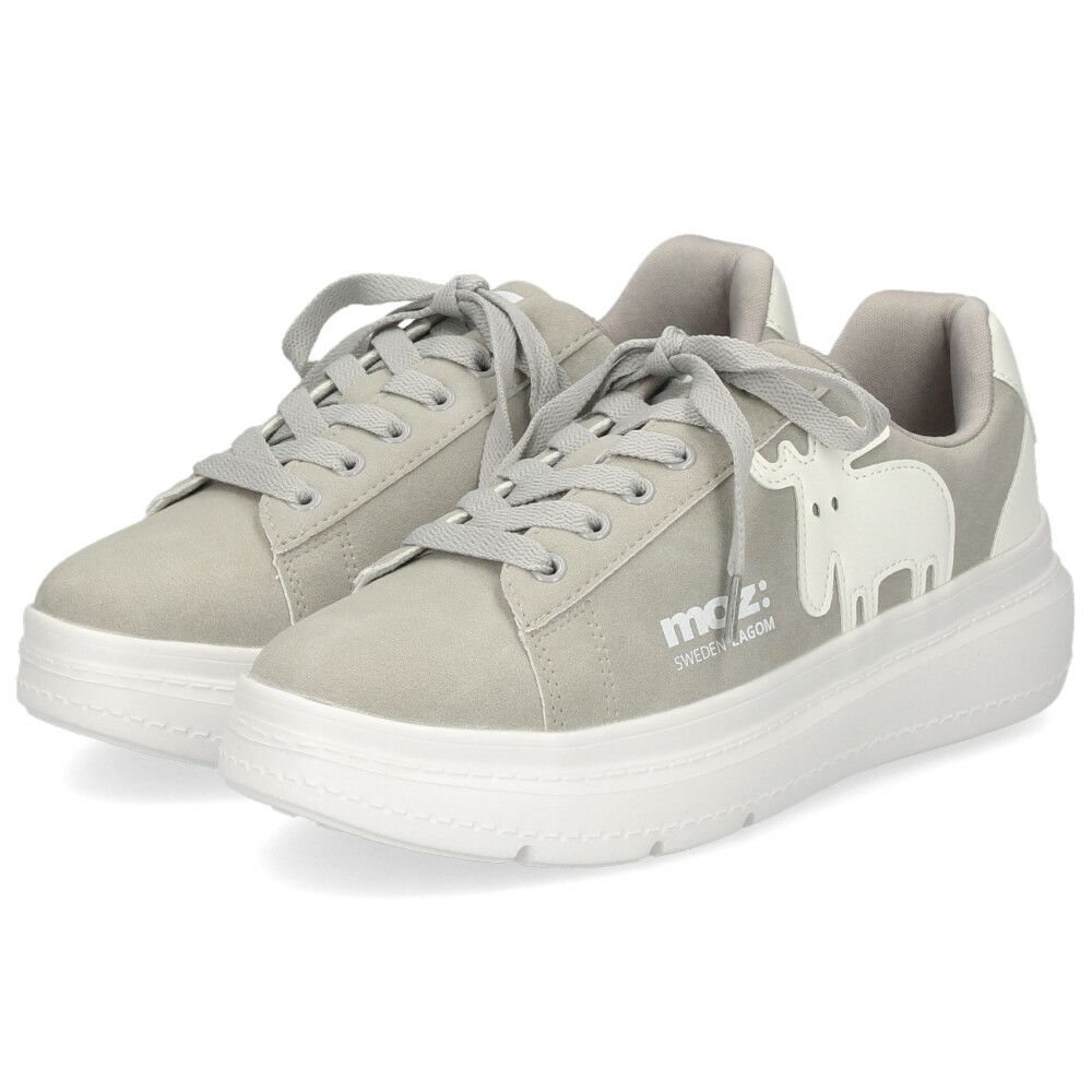 モズ スニーカー レディース 靴 厚底 軽量 歩きやすい ローカット カジュアル シューズ コートスニーカー moz 靴 おしゃれ レースアップ シンプル ひも靴 40250