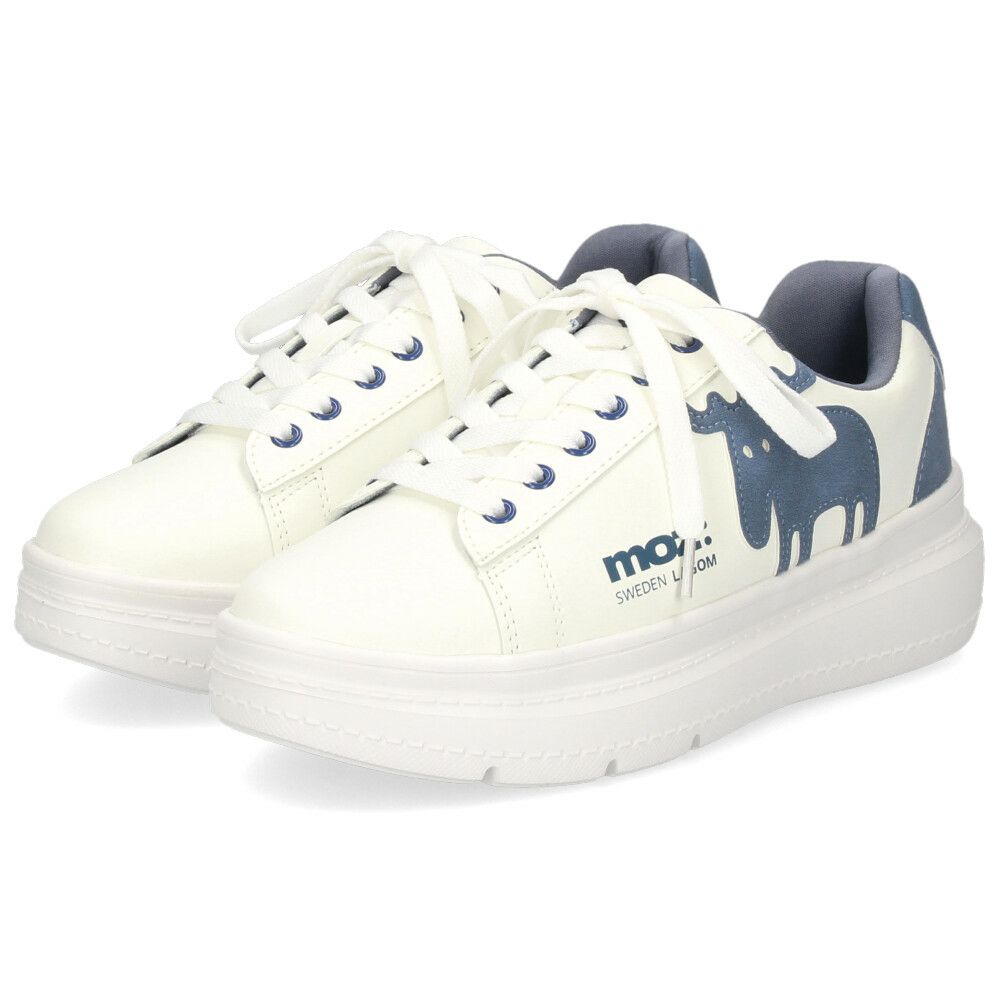 モズ スニーカー レディース 靴 厚底 軽量 歩きやすい ローカット カジュアル シューズ コートスニーカー moz 靴 おしゃれ レースアップ シンプル ひも靴 40250