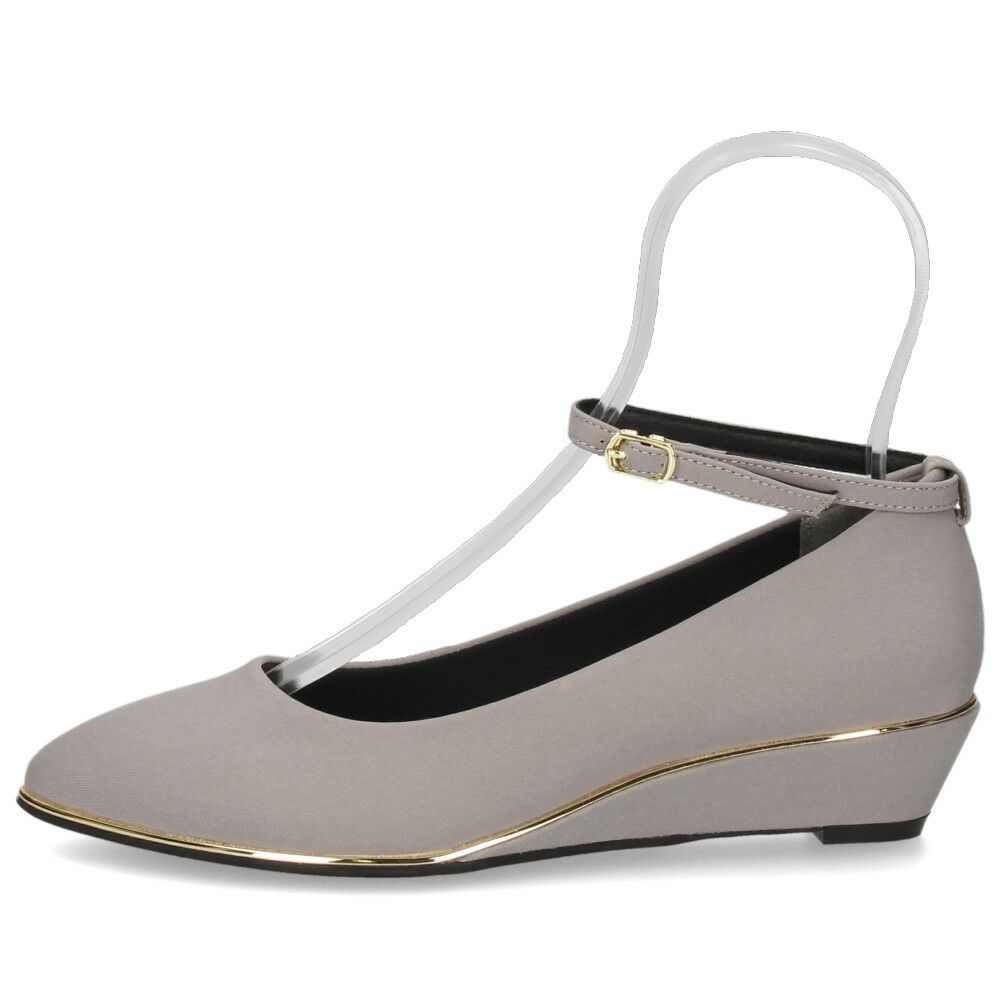 パンプス 疲れない ストラップ ウェッジソール パーティー 結婚式 黒 ブラック オフィス おしゃれ きれいめ 上品 ヒール アンクルストラップ 25004 Parade