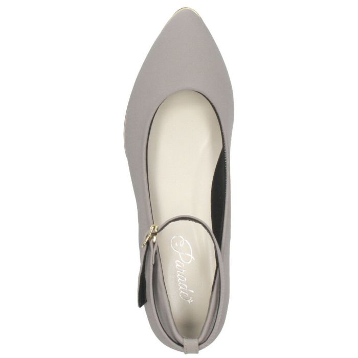 パンプス 疲れない ストラップ ウェッジソール パーティー 結婚式 黒 ブラック オフィス おしゃれ きれいめ 上品 ヒール アンクルストラップ 25004 Parade