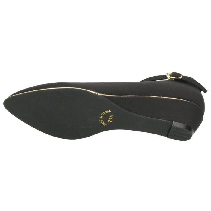 パンプス 疲れない ストラップ ウェッジソール パーティー 結婚式 黒 ブラック オフィス おしゃれ きれいめ 上品 ヒール アンクルストラップ 25004 Parade