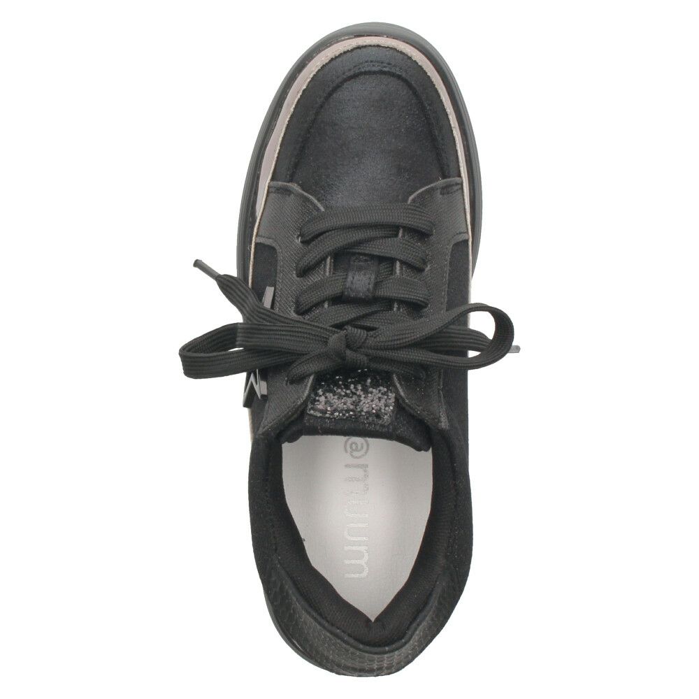 レディース 厚底スニーカー カジュアルシューズ グリッター メタリック ブラック シルバー ブルー ムーム WX1802 MUUM