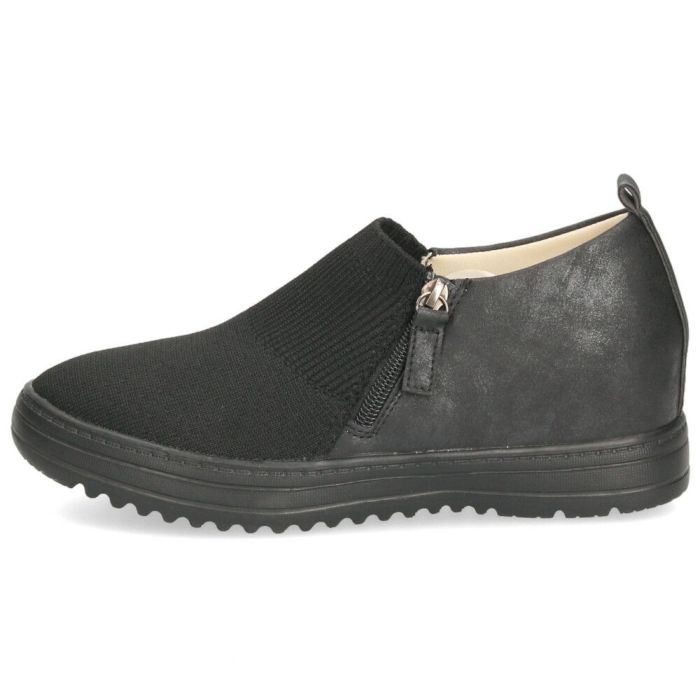 レディース スリッポン 軽量 シューズ 疲れない 幅広 3E 黒 茶色 カジュアル 靴 スニーカー ブラック チョコ ブラウン パレード 16 Parade