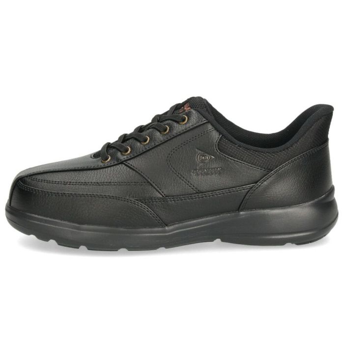 スニーカー メンズ 黒 靴 幅広 4E 履きやすい 立ったまま履ける シューズ 軽量 ハンズフリー ダンロップ リファインド DC1019 ブラック ブラウン DUNLOP REFINED