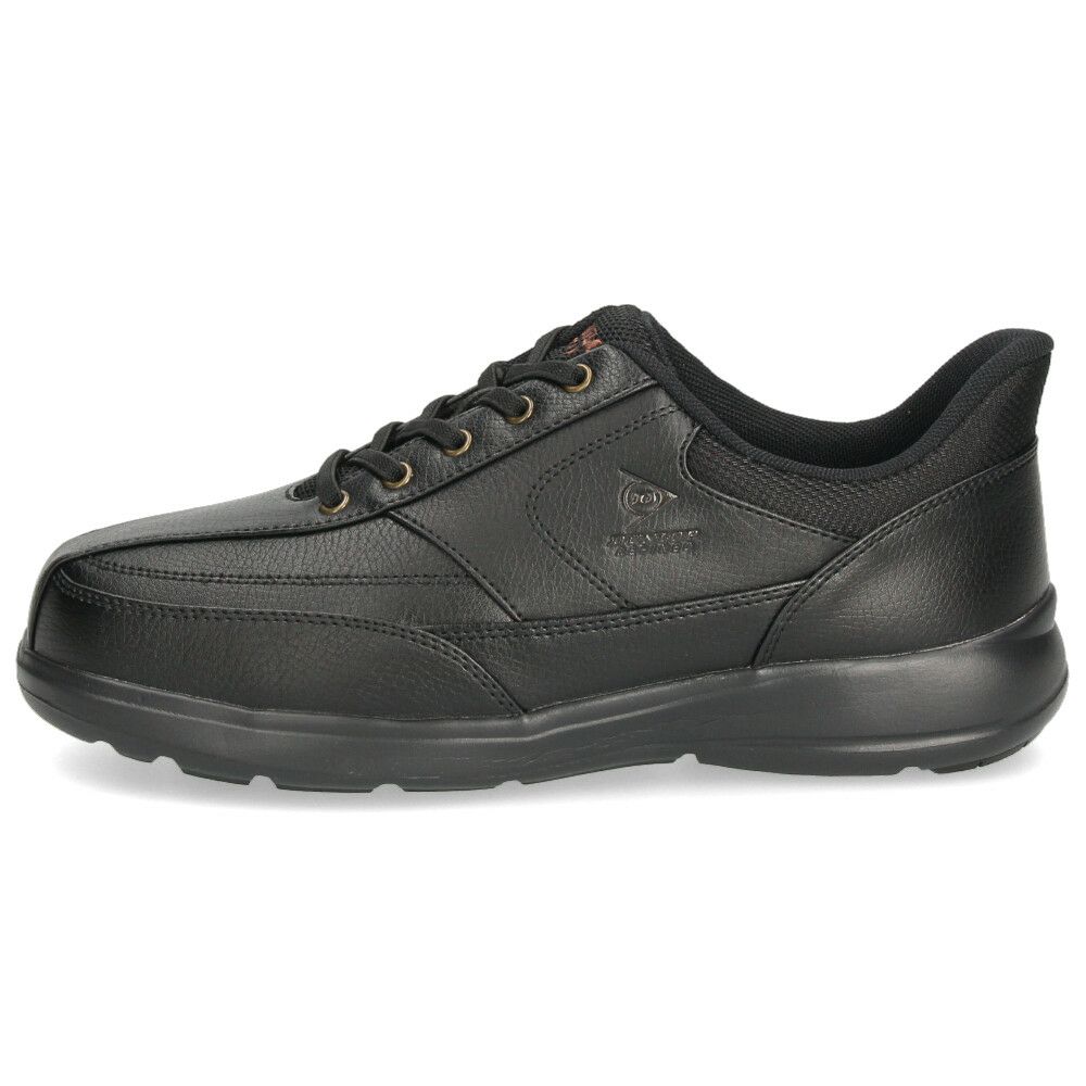 スニーカー メンズ 黒 靴 幅広 4E 履きやすい 立ったまま履ける シューズ 軽量 ハンズフリー ダンロップ リファインド DC1019 ブラック ブラウン DUNLOP REFINED