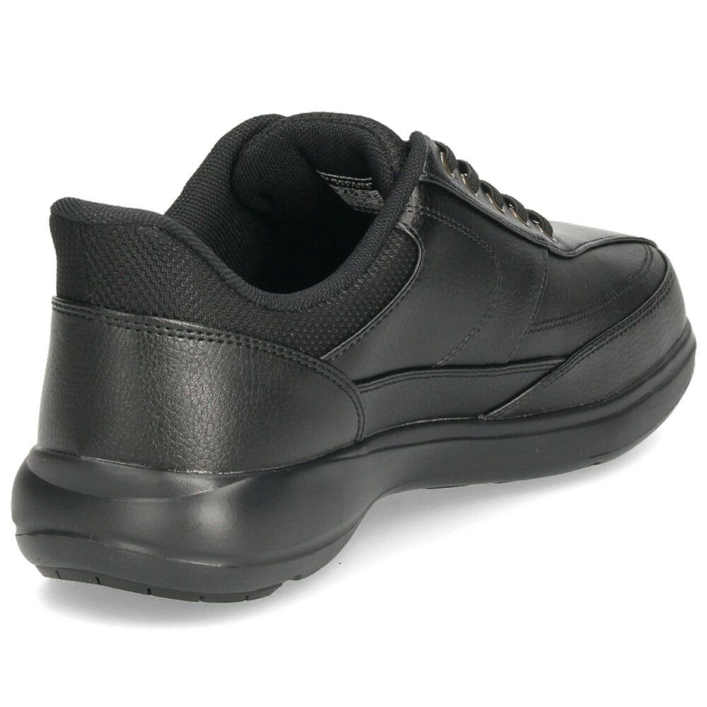 スニーカー メンズ 黒 靴 幅広 4E 履きやすい 立ったまま履ける シューズ 軽量 ハンズフリー ダンロップ リファインド DC1019 ブラック ブラウン DUNLOP REFINED