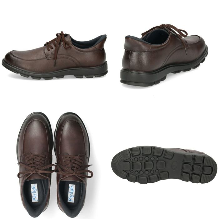 手を使わずに履ける靴 メンズ シューズ カジュアル 防水 本革 スリッポン ハンズフリー 履きやすい 歩きやすい 黒 ブラック 仕事 通勤 オフィスカジュアル Parade 楽すぽっ 97080 97081