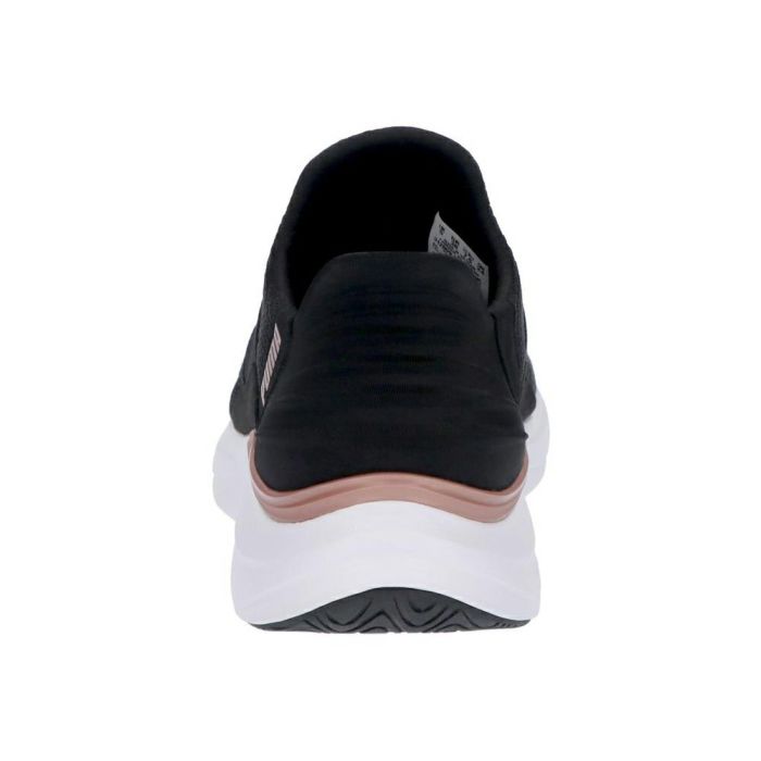 プーマ スニーカー レディース スリッポン 黒 厚底 PUMA SOFTRIDE ソフトライド ハーモニー レオ イーズイン ランニングシューズ 白 ブラック ホワイト 312809