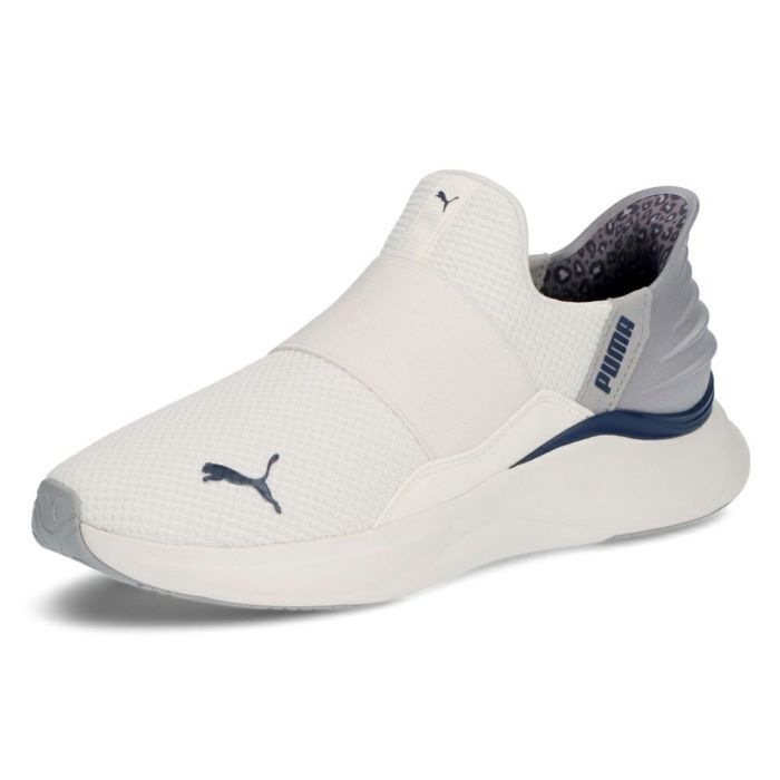 プーマ スニーカー レディース スリッポン 黒 厚底 PUMA SOFTRIDE ソフトライド ハーモニー レオ イーズイン ランニングシューズ 白 ブラック ホワイト 312809