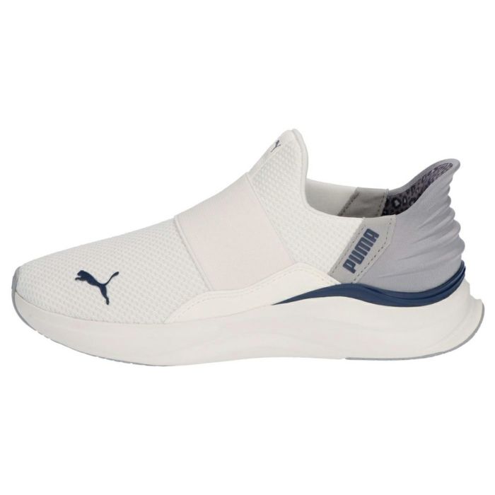 プーマ スニーカー レディース スリッポン 黒 厚底 PUMA SOFTRIDE ソフトライド ハーモニー レオ イーズイン ランニングシューズ 白 ブラック ホワイト 312809