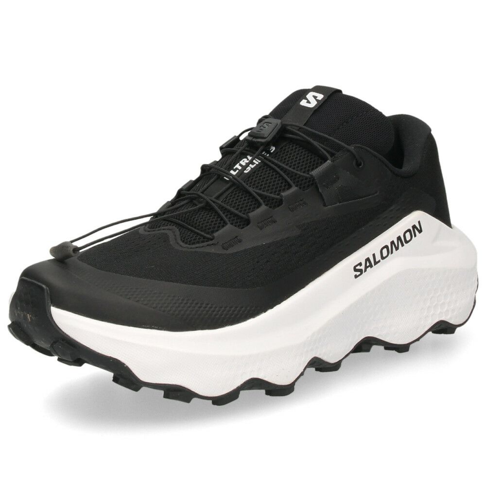 サロモン トレイルランニングシューズ メンズ スニーカー 黒 トレラン 靴 軽量 厚底 ウルトラグライド ULTRA GLIDE 3 ブラック L47742200 SALOMON