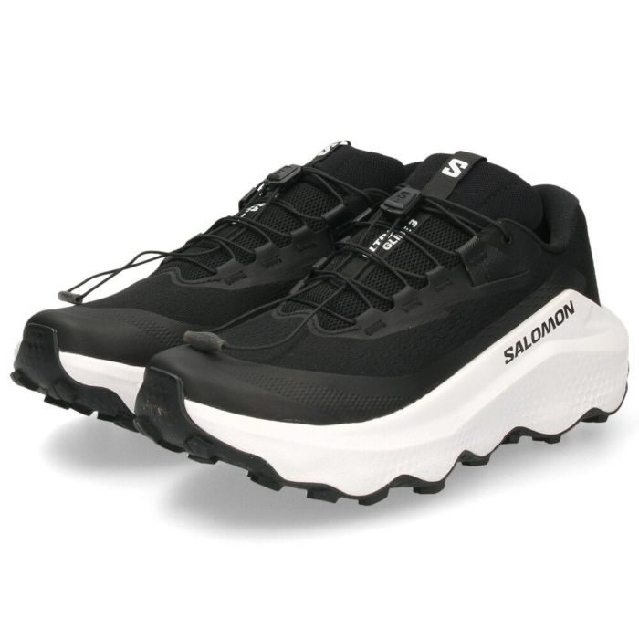 サロモン トレイルランニングシューズ メンズ スニーカー 黒 トレラン 靴 軽量 厚底 ウルトラグライド ULTRA GLIDE 3 ブラック L47742200 SALOMON