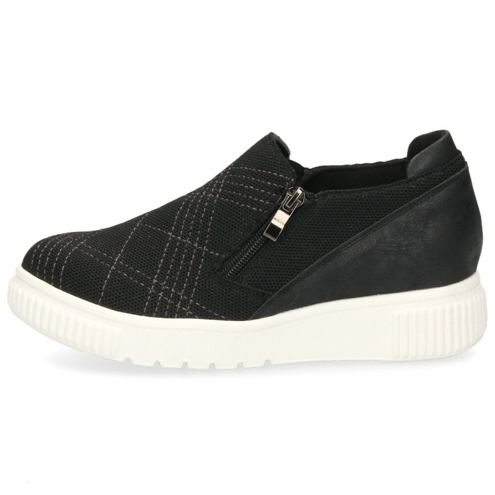 レディース スリッポン 軽量 スニーカー 疲れない 黒 カジュアル シューズ ブラック グレー チョコレート ブラウン 靴 パータム リュクス 40031 PARTAM LUXE