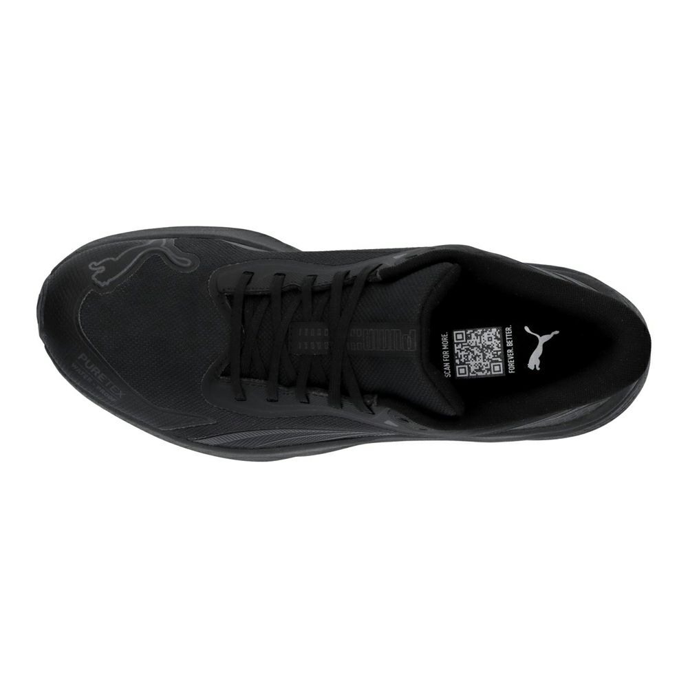 プーマ スニーカー メンズ レディース スリッポン 厚底 ハンズフリー 靴 黒 PUMA パウンス ライト PTX イーズイン ランニングシューズ 312672 EASEIN 軽量 耐水加工