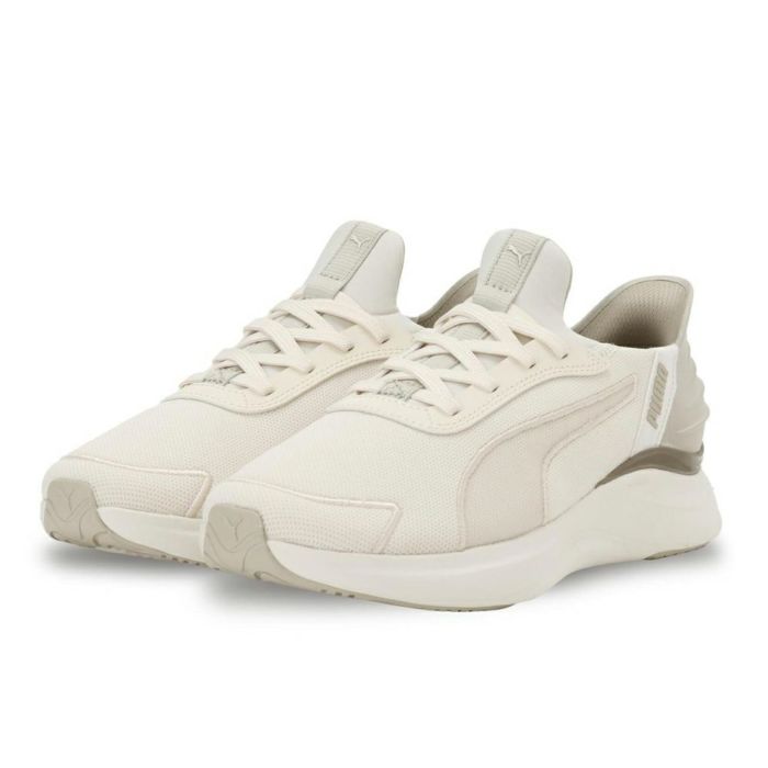 プーマ スニーカー レディース スリッポン 手を使わずに履ける 靴 PUMA ソフトライド ハーモニー レース イーズイン ランニングシューズ 312671 軽量