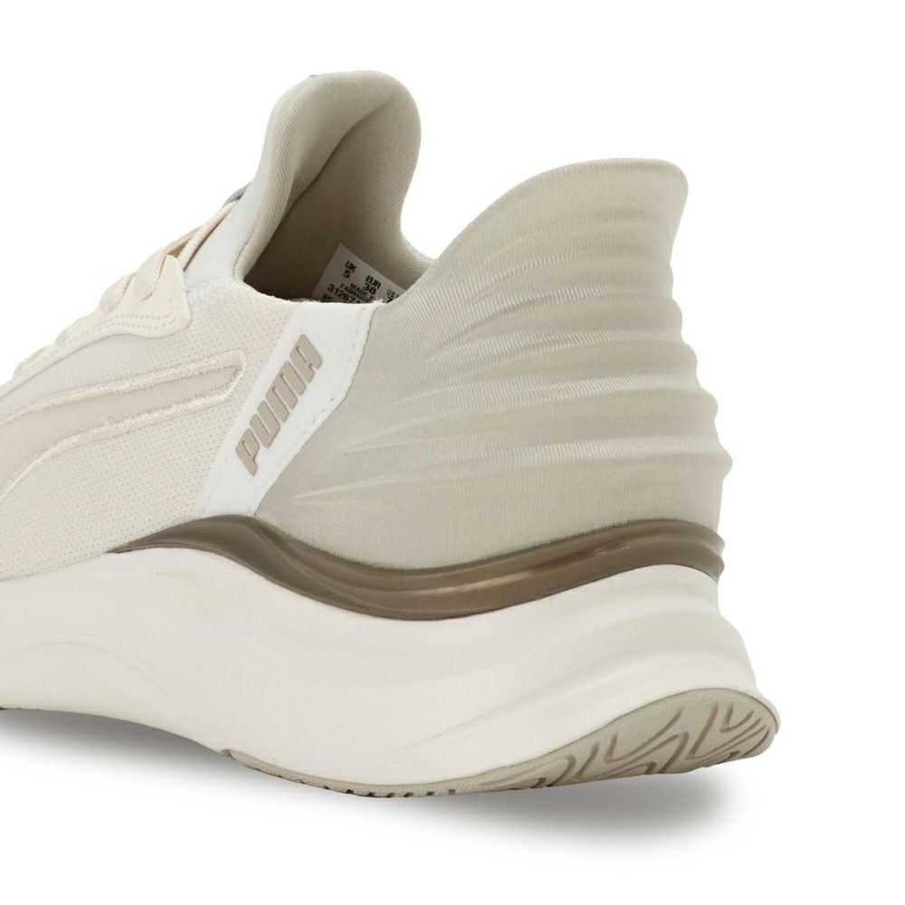 プーマ スニーカー レディース スリッポン 手を使わずに履ける 靴 PUMA ソフトライド ハーモニー レース イーズイン ランニングシューズ 312671 軽量